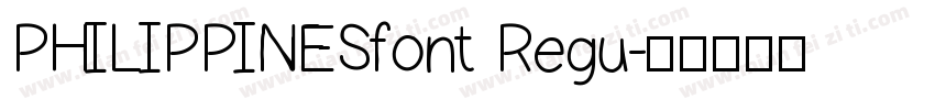 PHILIPPINESfont Regu字体转换
